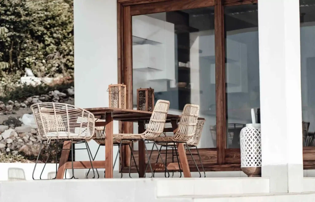 cheap outdoor furniture for hospitality projects highlighting material quality and structural durability in commercial environments.