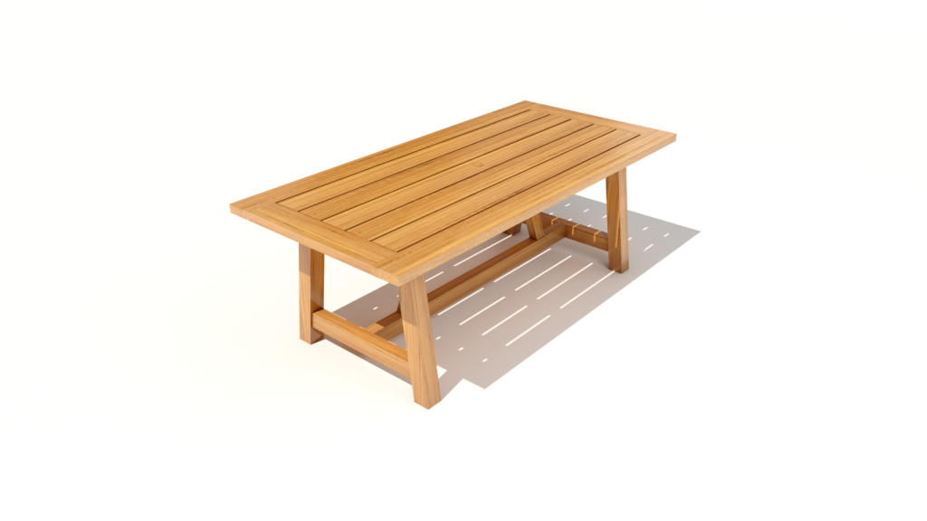 Alder Outdoor Dining Table 210