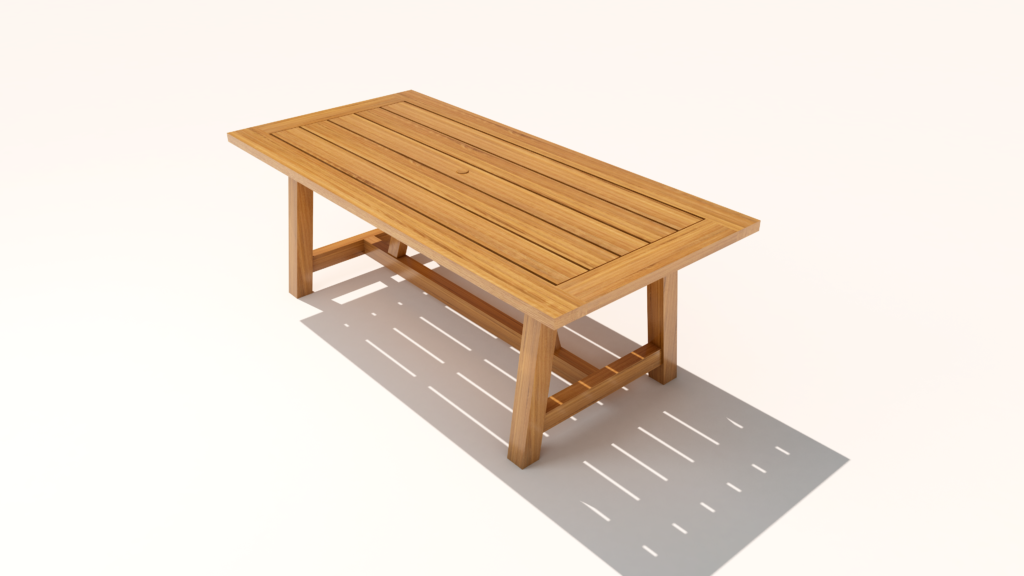 Alder Outdoor Dining Table 210