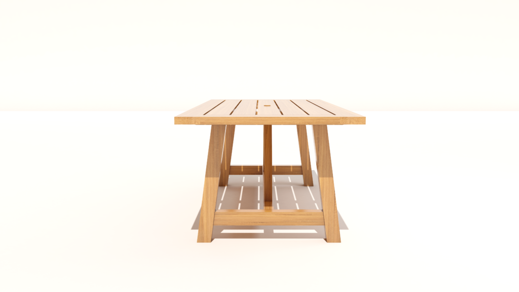 Alder Outdoor Dining Table 210