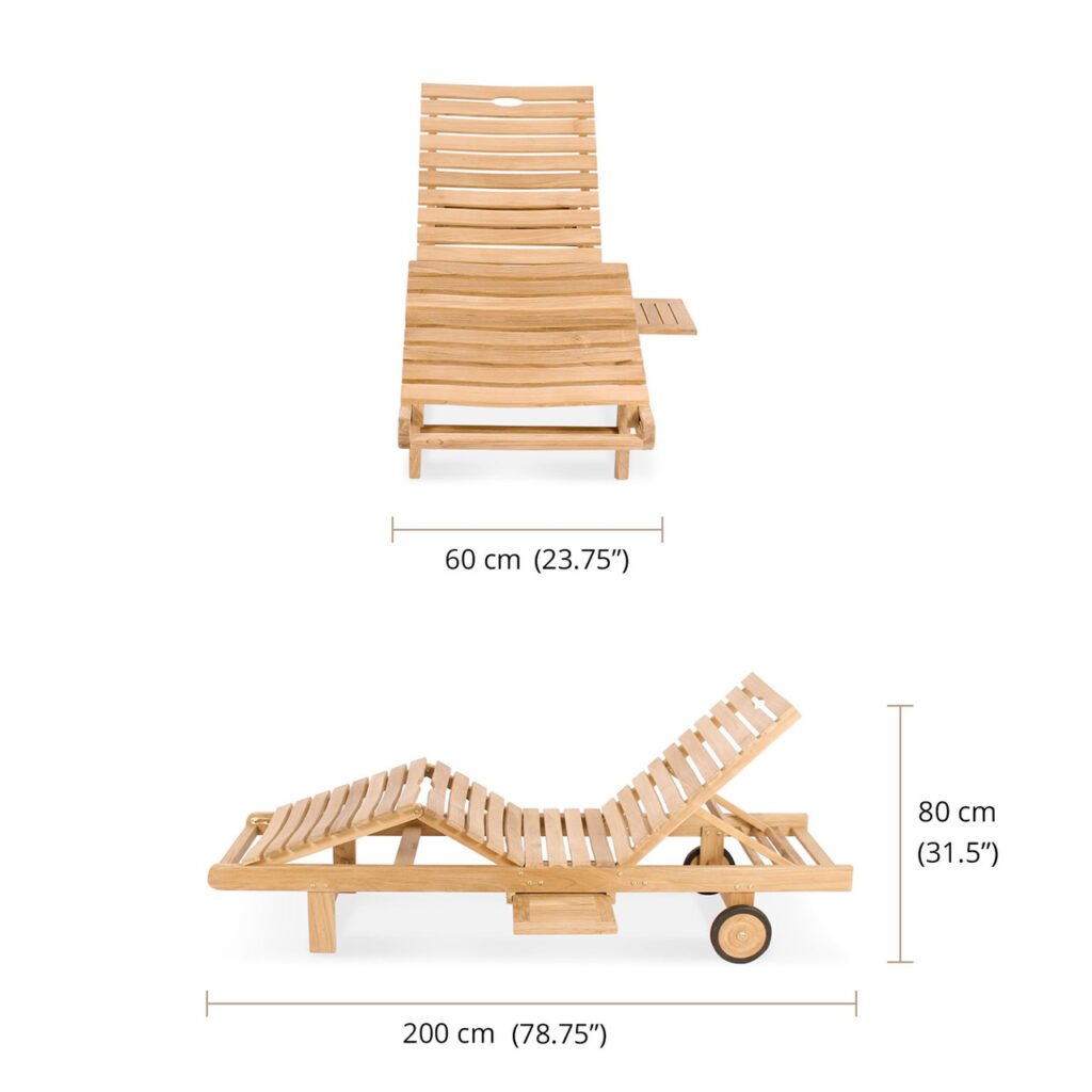 Florida Teak Sun Lounger