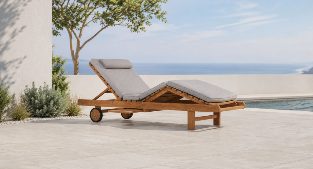 Florida Teak Sun Lounger
